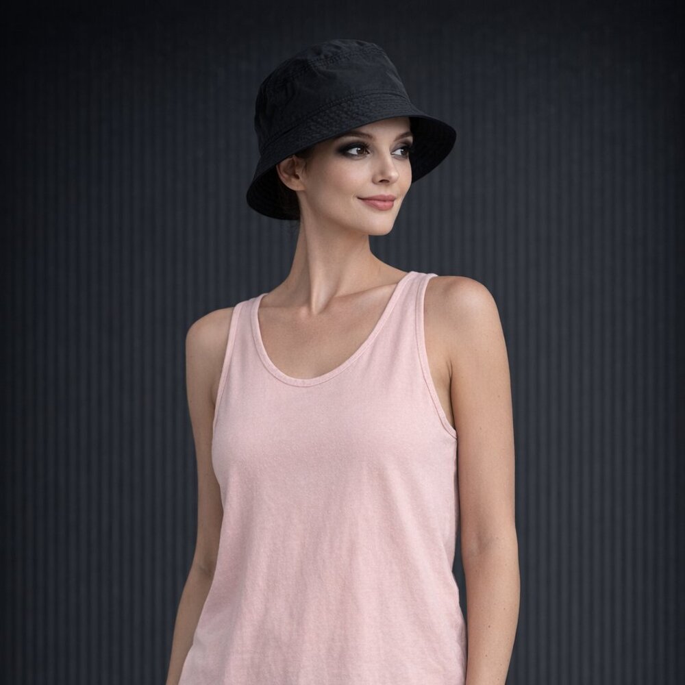 Classic Black Bucket Hat